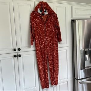Big kids fleece onesie